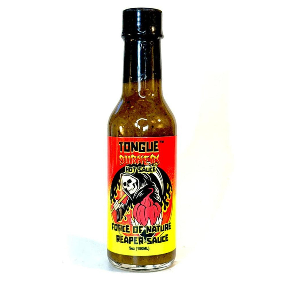 Carolina Reaper, A Force Of Nature Hot Sauce┋Tongue Burners Hot Sauce fl 5oz - Tongue Burners Hot Sauce