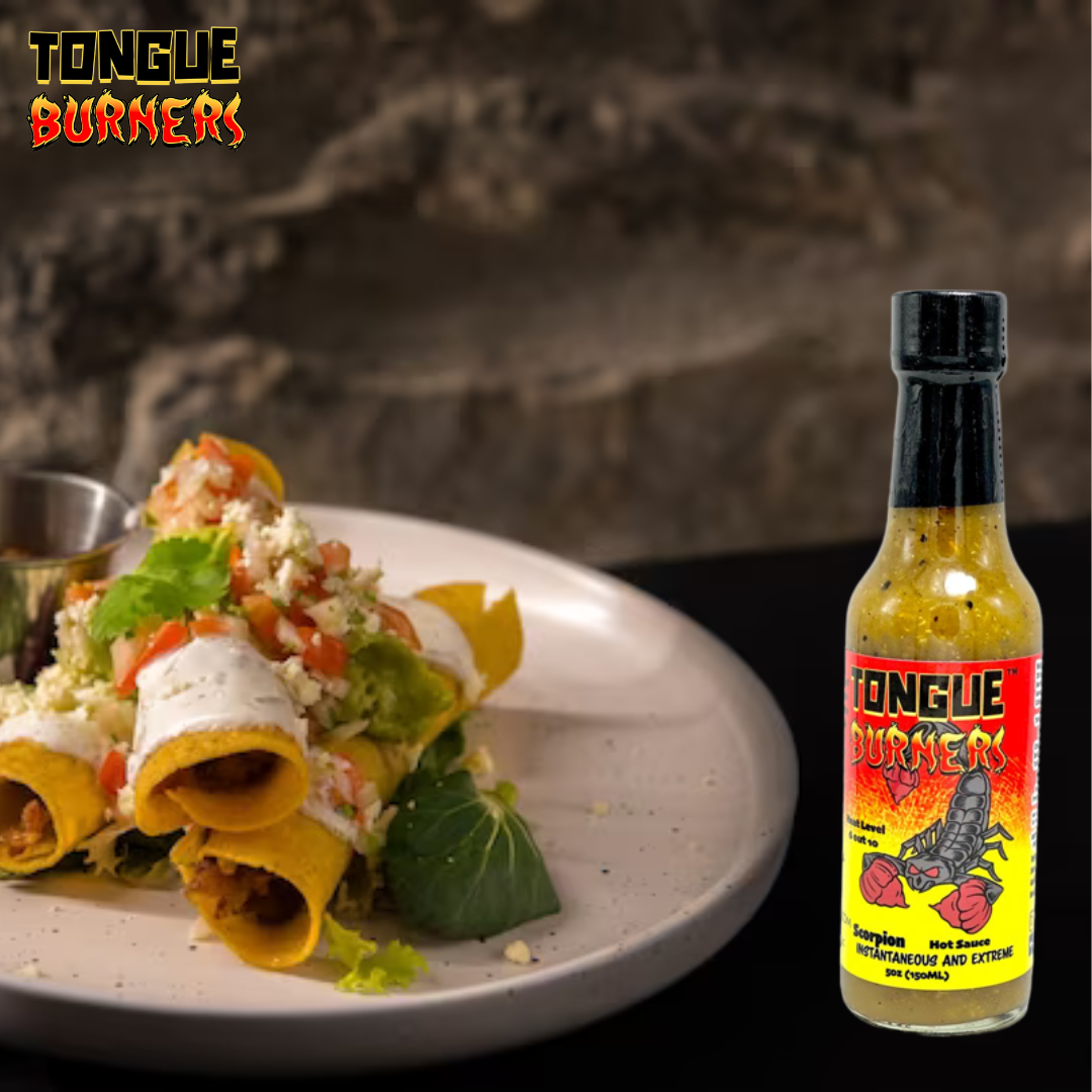 Scorpion Pepper, Instantaneous & Extreme Hot Sauce ┋Tongue Burners Hot Sauce fl 5oz
