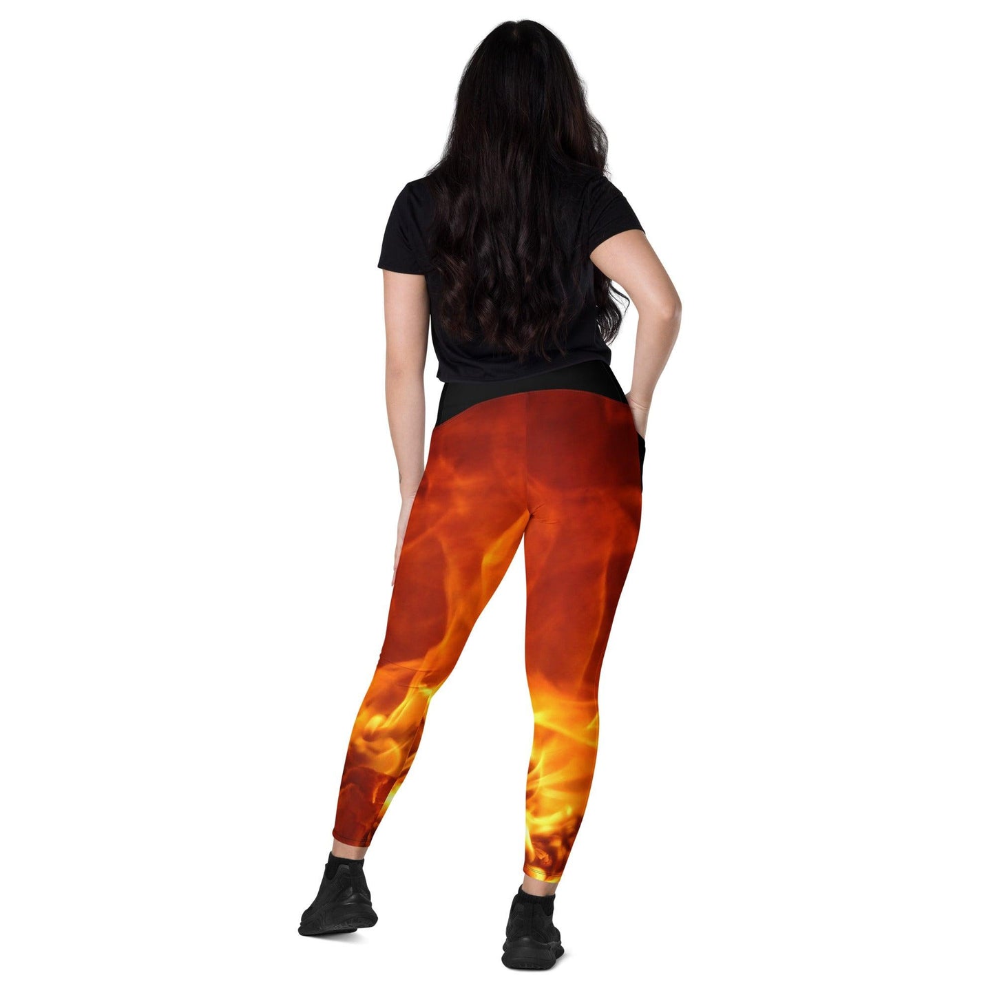 Flame Leggings W/pockets - Tongue Burners Hot Sauce