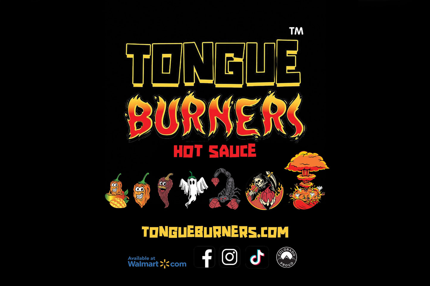 Gift Box (Set of 4) - Tongue Burners Hot Sauce