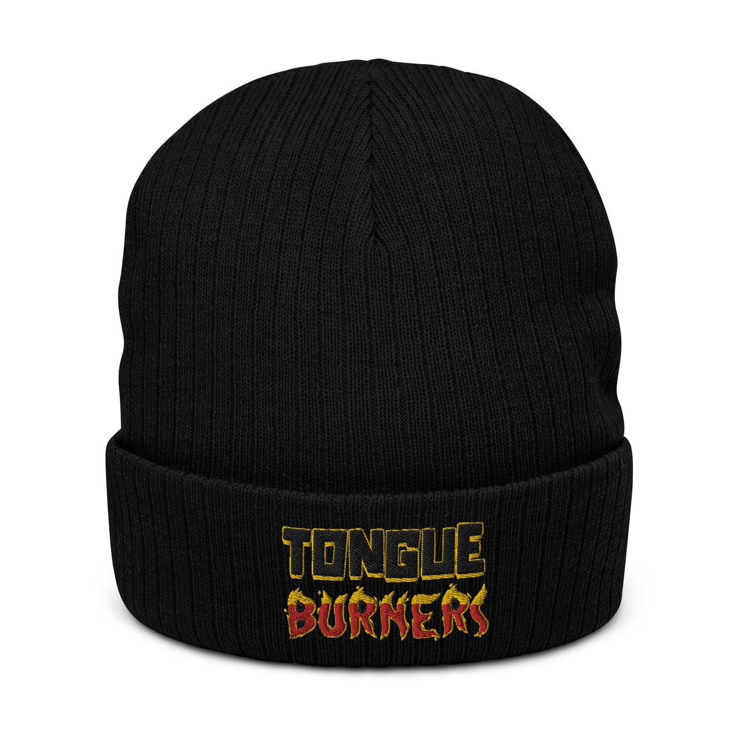Tongue Burners Ribbed Knit Beanie - Tongue Burners Hot Sauce