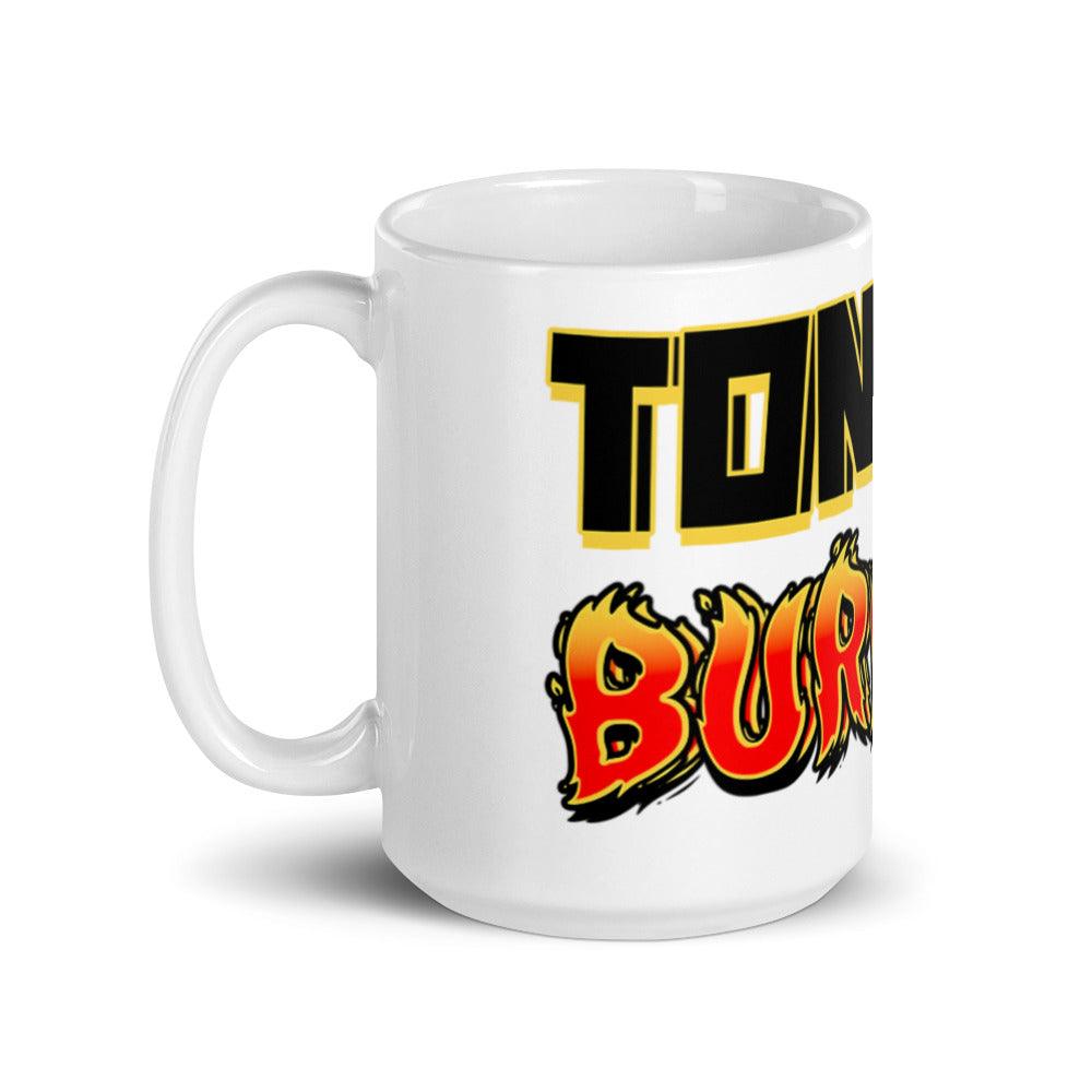 Tongue Burners White glossy mug - Tongue Burners Hot Sauce