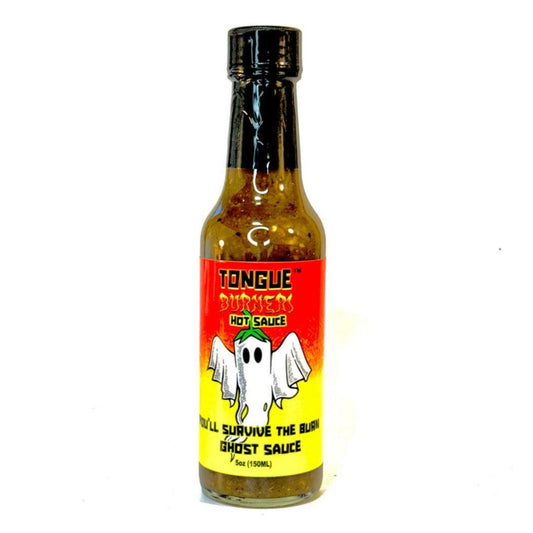 Ghost Pepper, You'll Survive The Burn Hot Sauce┋Tongue Burners Hot Sauce fl 5oz - Tongue Burners Hot Sauce