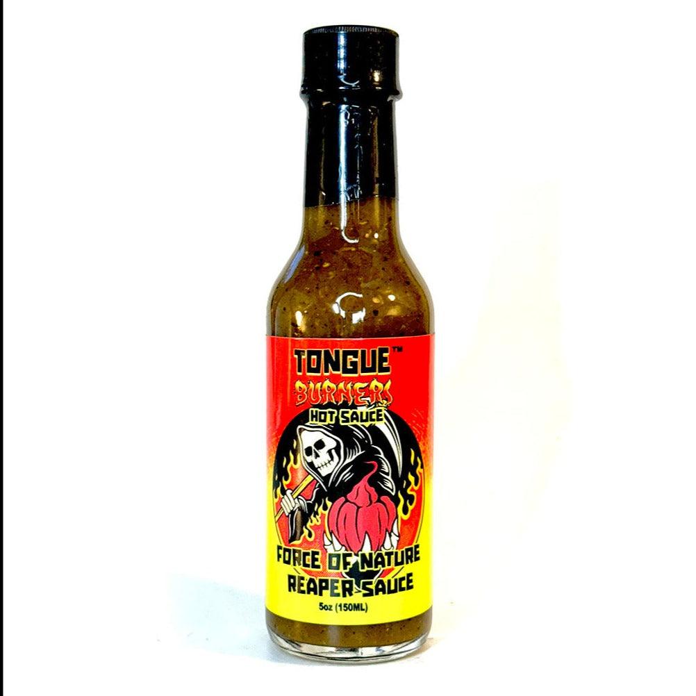 Carolina Reaper, A Force Of Nature Hot Sauce┋Tongue Burners Hot Sauce fl 5oz - Tongue Burners Hot Sauce