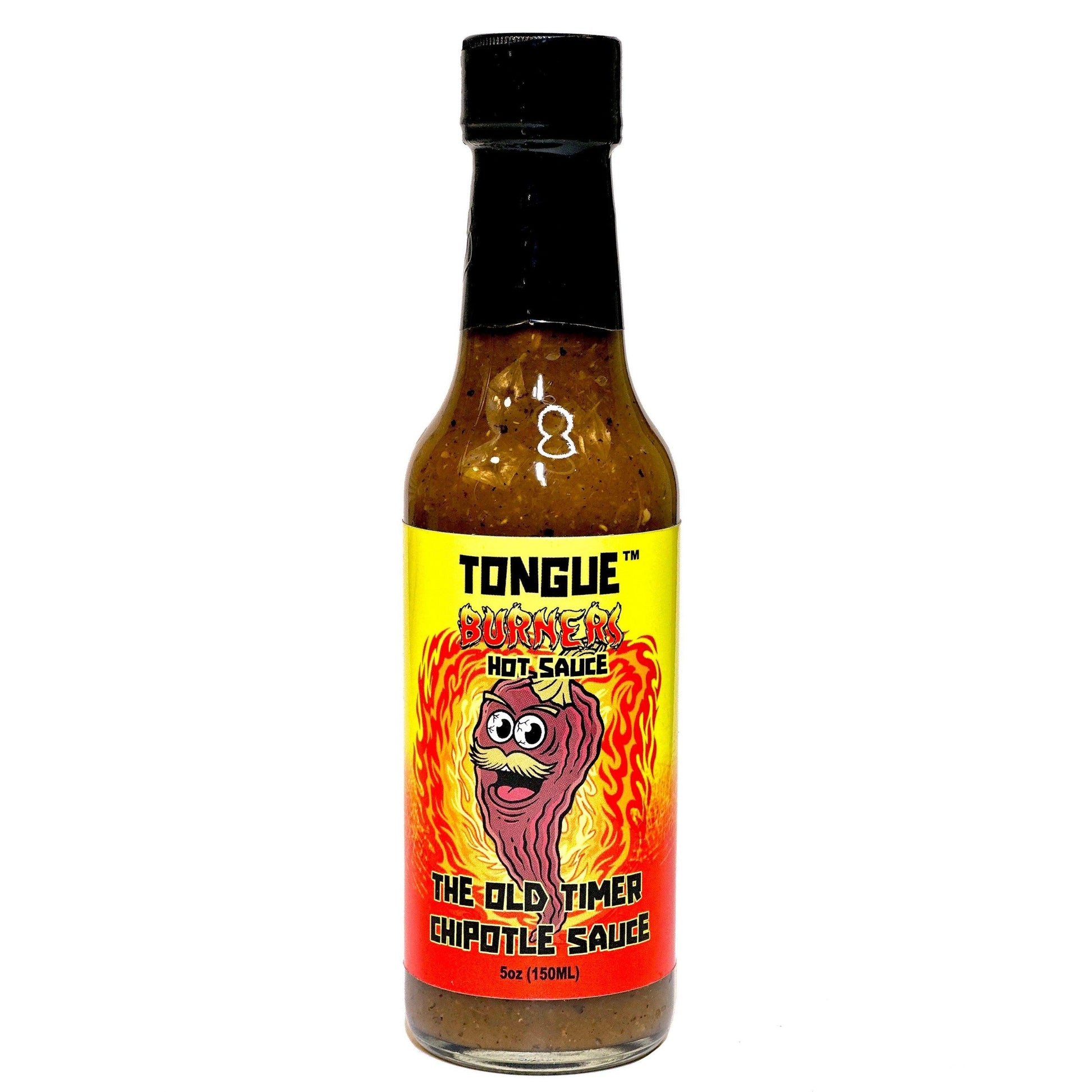 Chipotle, The Old Timer Hot Sauce┋Tongue Burners Hot Sauce fl 5oz - Tongue Burners Hot Sauce