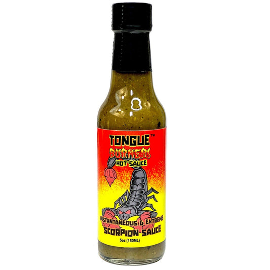 Scorpion Pepper, Instantaneous & Extreme Hot Sauce ┋Tongue Burners Hot Sauce fl 5oz - Tongue Burners Hot Sauce